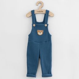 Dojčenské zahradníčky New Baby Luxury clothing Oliver modré - Modrá