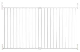 MIMORIADNA PONUKA DREAMBABY Zábrana bezpečnostná Broadway 2-panelová extra široká 76-134,5 cm White