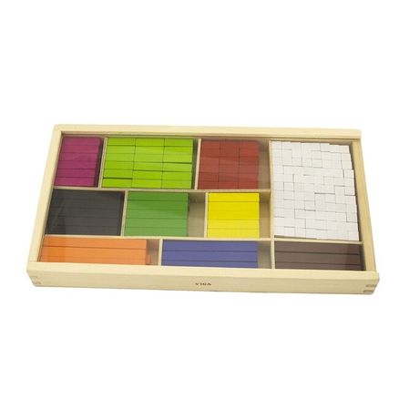 Drevené bloky na počitanie Viga - Multicolor