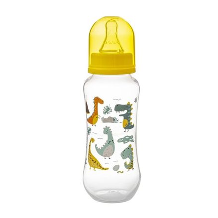 Fľaša s obrázkom Akuku 250 ml Dino - Multicolor