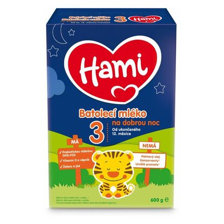 HAMI 12+ Na dobrú noc (600 g) – dojčenské mlieko