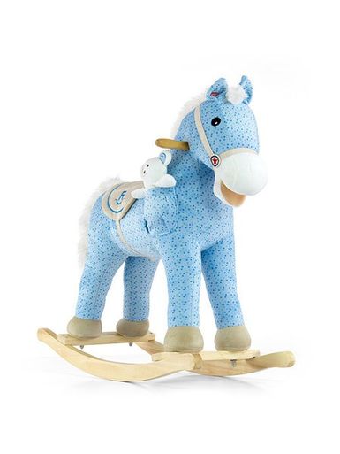 Hojdací koník s melódiou Milly Mally Pony modrý - Modrá