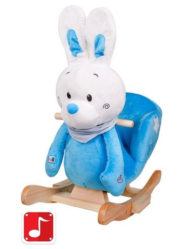 Hojdacia hračka PlayTo králiček - Modrá