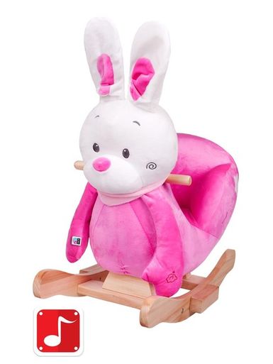 Hojdacia hračka PlayTo králiček - Ružová