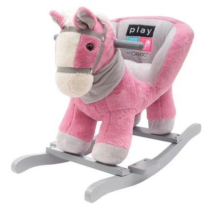 Hojdacia hračka s melódiou PlayTo rúžový koník - Ružová