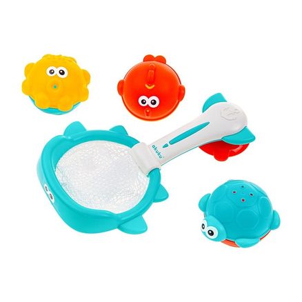 Hračky do vody kôš s hračkami Akuku - Multicolor