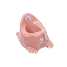 Hrajúci detský nočník protišmykový METEO ružový - Ružová