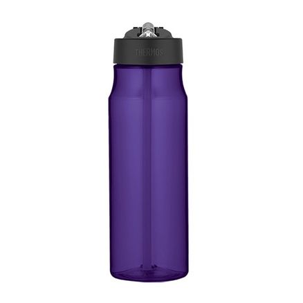 Hydratačná fľaša so slamkou - fialová 770ml