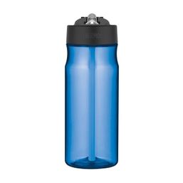 Hydratačná fľaša so slamkou - svetlomodrá 530ml