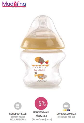 Jane - Antikoliková dojčenská fľaška 150ml