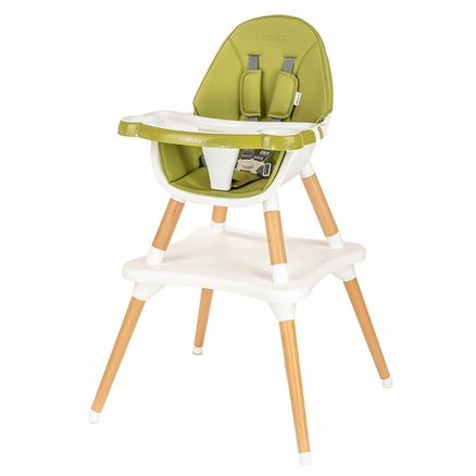 Jedálenská stolička 3v1 New Baby Grace green - Zelená