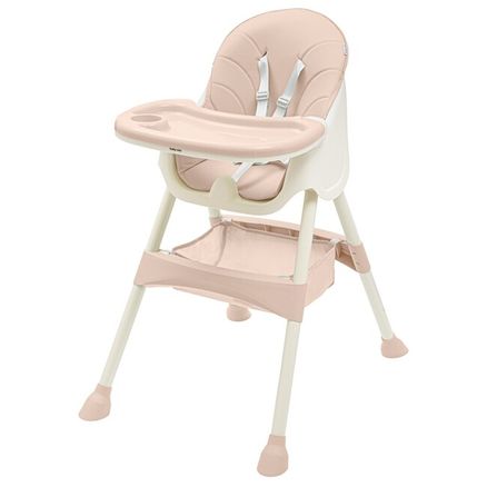 Jedálenská stolička Baby Mix Nora dusty pink - Ružová