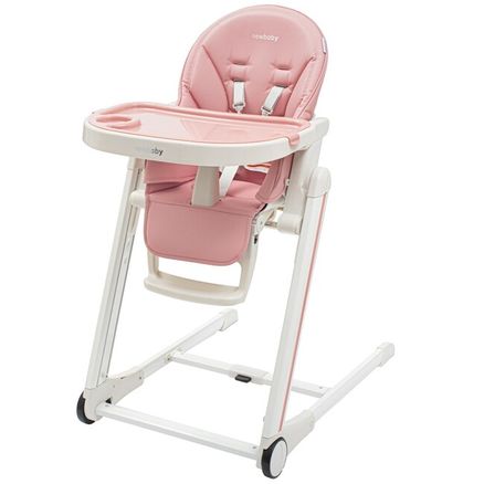 Jedálenská stolička Muka NEW BABY dusty pink - Ružová