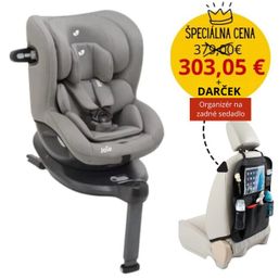 Špeciálna cena Joie i-Spin 360™ gray flannel autosedačka 40-105 cm + DARČEK