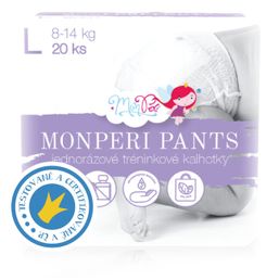 MonPeri Pants L jednorazové nohavičky 8-14 kg