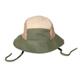KiETLA klobúčik s UV ochranou 0-1 rok - Green / Natural / Pink