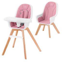 RUŽOVÁ AKCIA - KINDERKRAFT SELECT Židlička jídelní 2v1 Tixi Pink, Premium