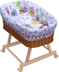 Košík pre miminko Scarlett Kulíšek - šedá