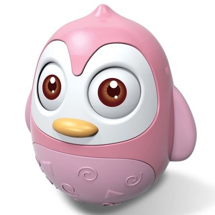 Kývajúca sa hračka Bayo tučniak pink - Ružová