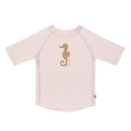 Lässig SPLASH Short Sleeve Rashguard seahorse light pink 13-18 mon. tričko