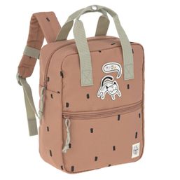 Lässig KIDS detský batôžtek Mini Square Backpack Happy Prints caramel