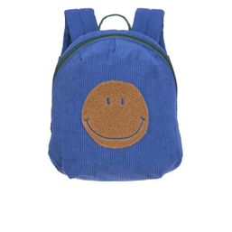 Lässig KIDS detský batôžtek Tiny Backpack Cord Little Gang Smile blue