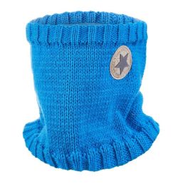 Little Angel Nákrčník pletený hladký LA Outlast® - modrá-logo 3 | 42-44 cm