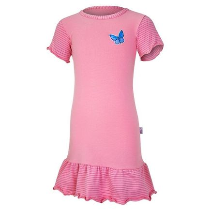 Little Angel Nočná košeľa tenká DEBRA Outlast® - staroružová/motýľ 128