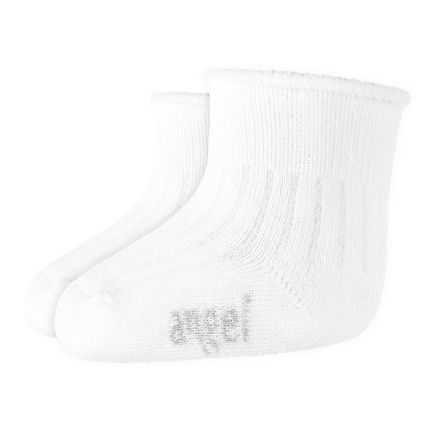Little Angel Ponožky froté novorodenecké Outlast® - biela UNI