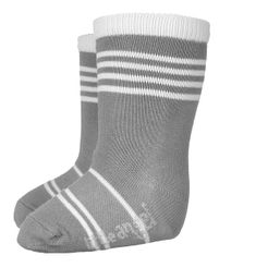 Little Angel Ponožky STYL ANGEL - Outlast® - tm. šedá/biela 15-19 | 10-13 cm