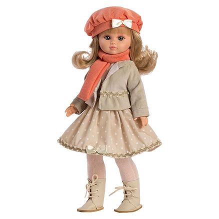 Luxusná detská bábika-dievčatko Berbesa Magdalena 40cm - Béžová