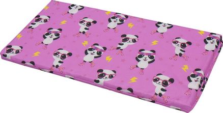 SCARLETT Matrace do postieľky  Panda 120 x 60 x 5,2 cm - ružová