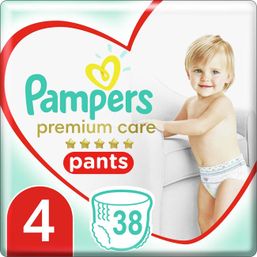 Nohavičky plienkové Premium Care Pants 4 MAXI 9-14kg 38ks Pampers