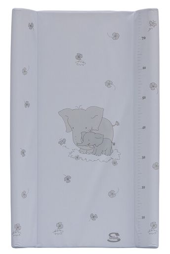 prebalovaciu podložka s kapsou Scarlett Slon 80 x 50 cm - biela