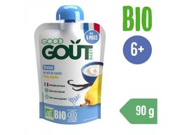 Príkrm ovocný s jogurtom BIO vanilkový s hruškou 90g Good Gout