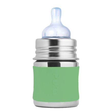 Pura nerezová dojčenská fľaša 150ml - Moss