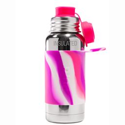 Pura® TERMO fľaša so športovým uzáverom 475ml ružovo-biela
