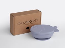 Silikónová miska s prísavkou Chouchouatti - fialová