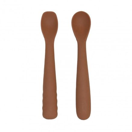 Silikónové lyžičky B-Spoon Shape 2ks Terracotta