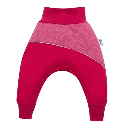 Softshellové dojčenské nohavice ružové - Ružová