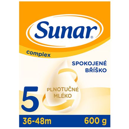 SUNAR Complex 5 detské mlieko (+ mnostvo X600 g)