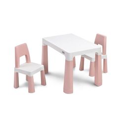 Súprava detského stola a 2 kresiel Toyz MONTI pink - Ružová