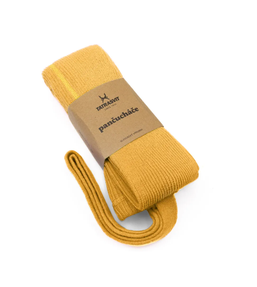 TatraSvit DUCIKA klasické detské pančušky zo 100% bavlny s trakmi - Tmavo Žltá