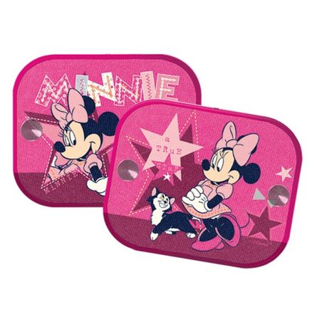 Tienidlá do auta 2 ks v balení Minnie Mouse - Ružová