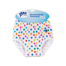 Tréningové nohavičky XKKO Organic - Watercolor Polka Dots Veľkosť L