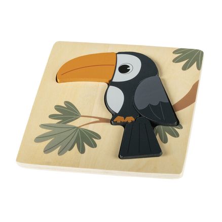 ZOPA Dřevěné puzzle malé, Toucan Toucan